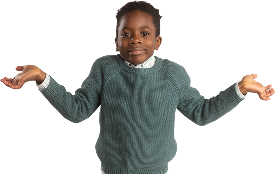 Child with vaccination information